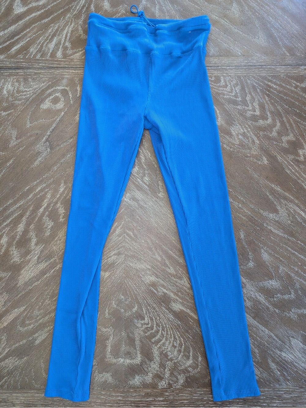 Forever 21 Ribbed Crossover Active Lounge Bottoms - Royal Blue (Size M)